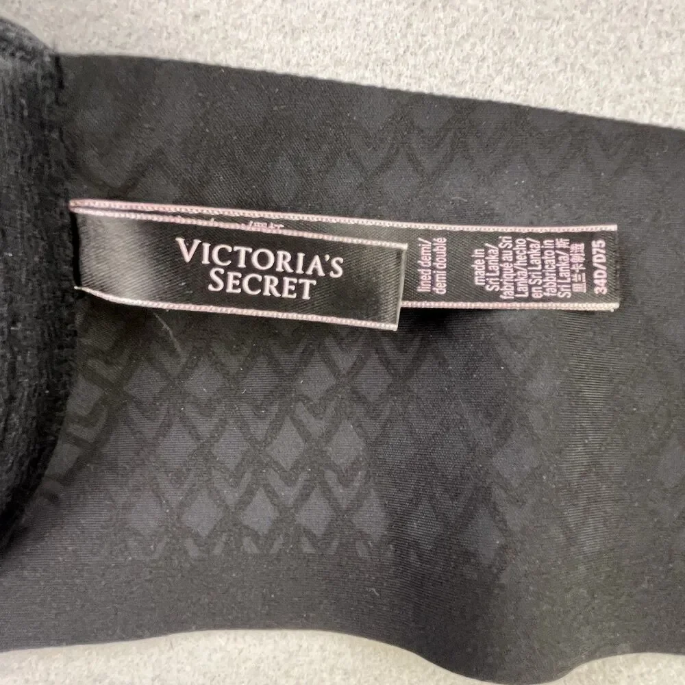 Victoria’s Secret Bra 34D Body By Victoria Racerback Underwire Front Closure